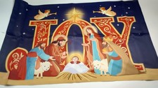 Outdoor Yard Sign Joy Nativity Scene, Garden Sign, Yard Sign 45''x30''