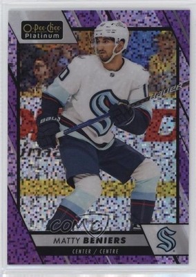 2023-24 O-Pee-Chee Platinum Violet Pixels 41/299 Matty Beniers #200 1t8r