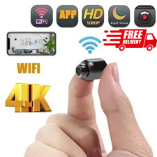 1080P Mini Camera Wireless WiFi Security Surveillance Tiny Cam Night Vision UK.