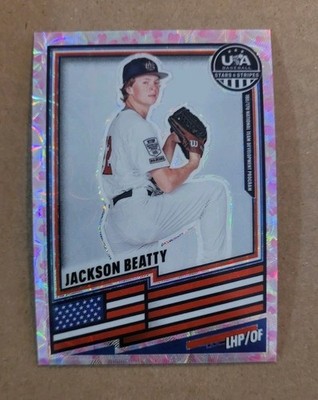 2026 Panini USA Stars And Stripes Jackson Beatty #71 Cherry Blossom /20