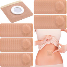 50 Pcs Disposable Castor Oil Pack Wrap, Highly Absorbent Belly Button Patches, S