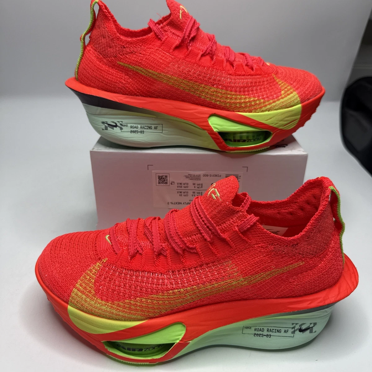 スパイク・シューズ Nike Air Zoom Alphafly Next% Lime Blast Las mejores ofertas en Nike Air Zoom Alphafly Next% Lime Blast W