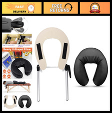 Universal Aluminium Massage Table Face Cradle Cushion - Adjustable Memory Foam H