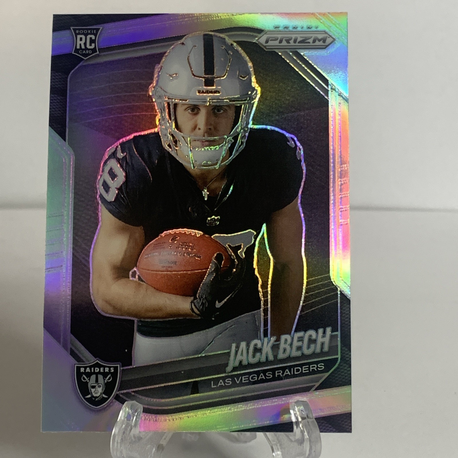 2025 Panini Prizm - Rookie Variation Jack Bech #420 Silver Prizm (RC)