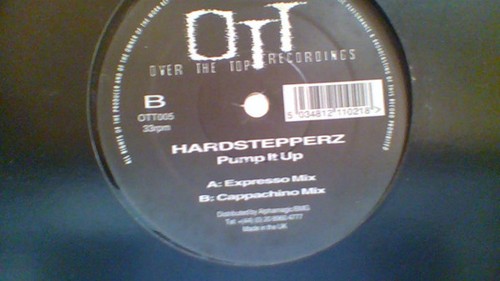 Hardstepperz - Pump It Up - UK 12" Vinyl - 2000 - Over The Top - Bild 1 von 1