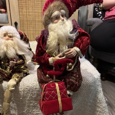 Mark Roberts Collectible Santa Claus Fairy Figurine Lot  2 