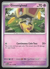 SV04: Paradox Rift Gimmighoul #088/182 Common Pokemon Card