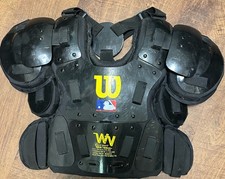 Wilson The West Vest Umpire Chest Protector Black & Yellow Wilson The West Vest Umpire Chest Protector Black & Yellow - Image 1