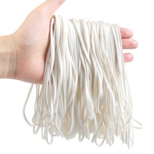 KJAHLAL Large Rubber Bands, 120 Pcs Big Rubber Bands, 7x1/8 Inches, White Rubber