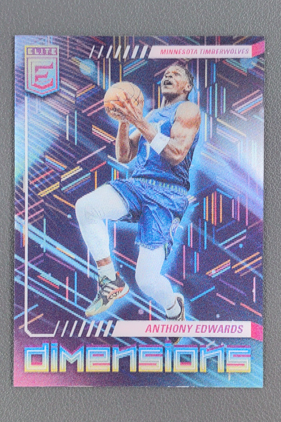 2022-23 Panini Donruss Elite Anthony Edwards Dimensions #15 SSP Timberwolves