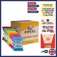 Custom 24 Pack Crisps - Choose 3 Flavours, Enjoy 8 Bags Each, Total 24 Bags