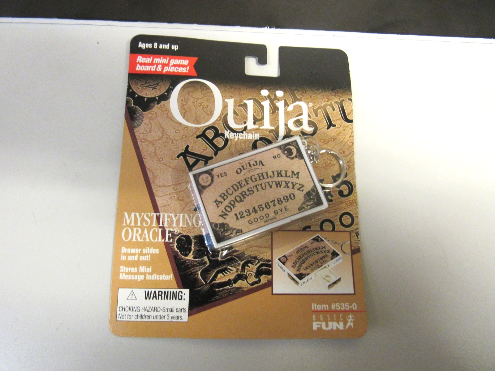 My Game Lettering Basic Fun Keychain Miniature OUIJA Board Halloween Game | eBay