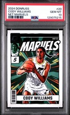 2024 PANINI DONRUSS NET MARVELS #20 CODY WILLIAMS PSA 10