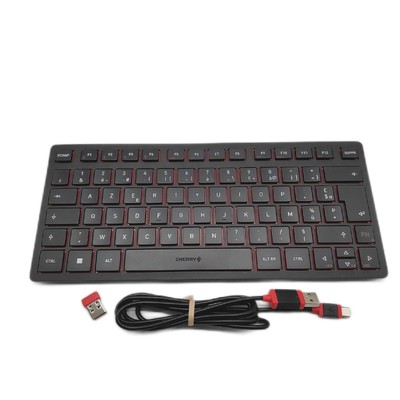 Cherry Tastatur Computer und Büro Kw 9200 Mini Multi Device bis zu 4 Geräte Fran