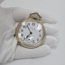 Antique Railroad Hamilton 992B 10K GF Pocket Watch 21 Jewel USA Mechanical Runs