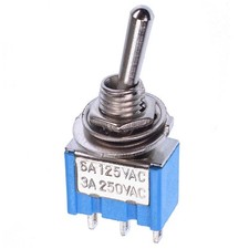 Off- On Mini Momentary Toggle Switch SPST