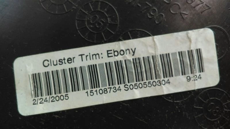 Cluster Bezel Fits 2005 2006 2007 2008 2009 CHEVROLET UPLANDER F148-178110 - Image 3 of 4