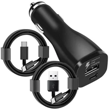 Original Samsung Galaxy S25 S24 S23 S22 S21 S20 USB Fast Car Charger USB-C Cable