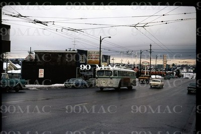 BC HYDRO. CCF BRILL TROLLEYBUS #2241. Vancouver (BC). Original Slide 1972.
