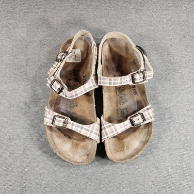 Birkenstock Birki's Granada Sandal Textured Birko Flor Blue Slide 36/ US 5 N Fit