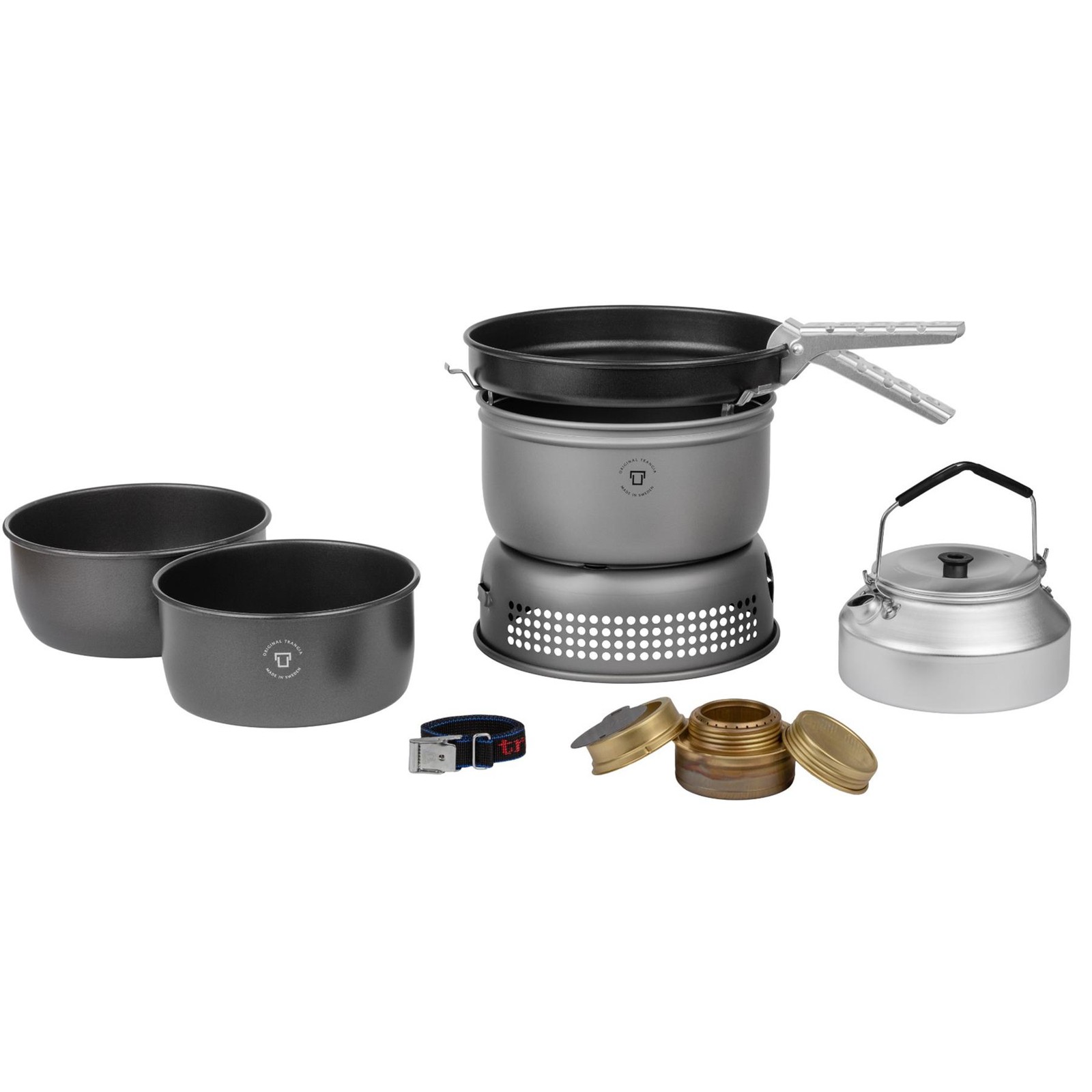 Trangia 1.75L Ultralight Aluminium Cooking Kit Camping Spirit Burner Non Stick - Image 2