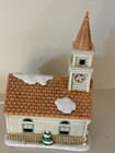 Lefton COLONIAL VILLAGE CHURCH lighted building 07334 Vintage Christmas 1989 GZL — photo 4