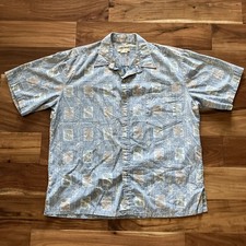 Vintage Cooke Street Honululu Hawaiian Shirt Mens XL USA Cotton FADE 80s Dad