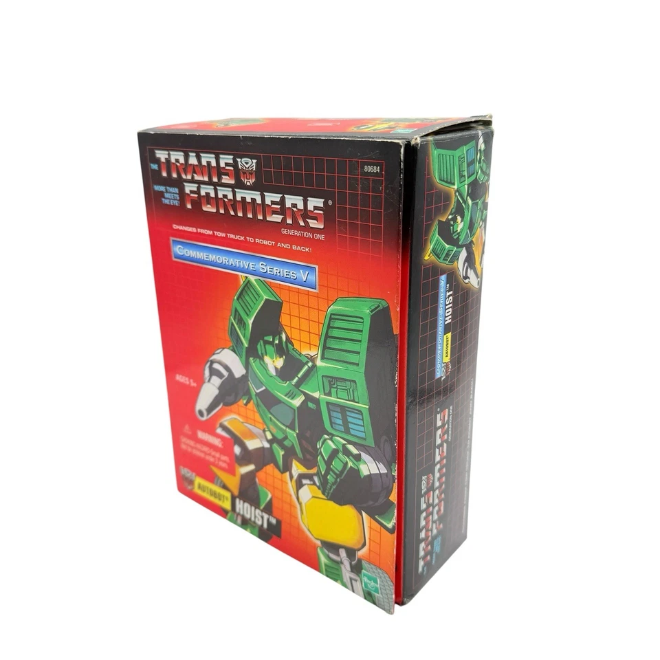 Hasbro Transformers G1 2003 polipasto conmemorativo serie V TRU reedición solo en caja Foto 2 de 4