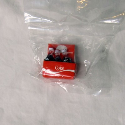 Miniature Doll House Accessory Coke 6 Pack Bottles Plastic Craft Fairy Garden