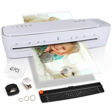 Zyerch 13 Inch A3 Laminator Machine, 9 in 1 Desktop Thermal Laminator Never Jam 