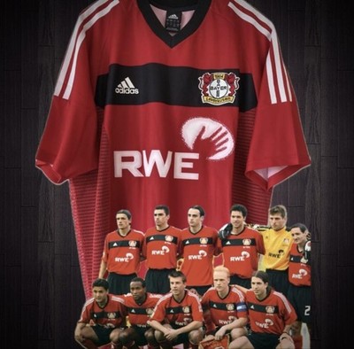 adidas Bayer 04 Leverkusen 03-04 Vintage Jersey 2XL
