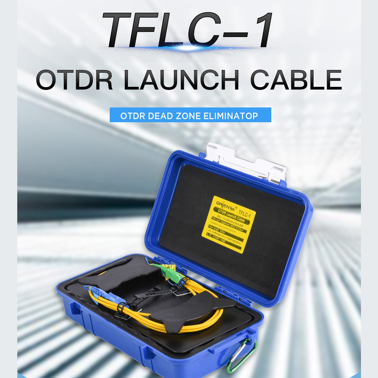 SC/APC-LC/UPC OTDR Launch Cable Box 1km SM OTDR Fiber Test Extension Line