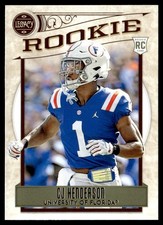 2020 Panini Legacy CJ Henderson Rookie NCAA #164