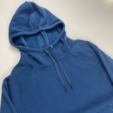 Athleta Cozy Karma Lounger Hoodie Sweatshirt Women  s S Soft Plush Lining Blue