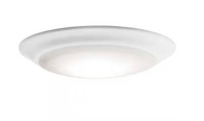 KICHLER Downlight Gen I 7.5 in. 3000K White Integrated LED Flush Mount Light