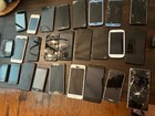 Locked/Not working Smart Phones, iPod, Smart Watches Huge Lot Of 33 (For Parts)