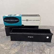 Vintage Argus 60 Capacity Spill-Proof Slide Magazine EUC