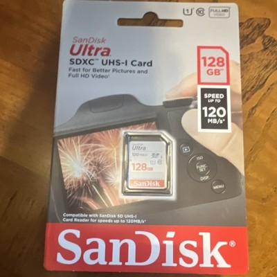 SanDisk Ultra 128GB SDXC UHS-I Memory Card Class 10 Up to 120MB/s