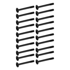 20Pcs Carbon Steel Case Card Water Cooler Radiator Fan Long 6 32x30mm Screw