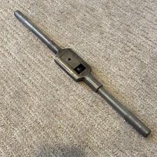 VINTAGE GREENFIELD GTD NO.7 TAP WRENCH HANDLE 191/4"LONG OPENS 5/8" MADE IN USA