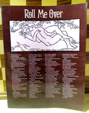 ROLL ME OVER By Harry Babad Vintage Paperback Book of Dirty Songs 1972