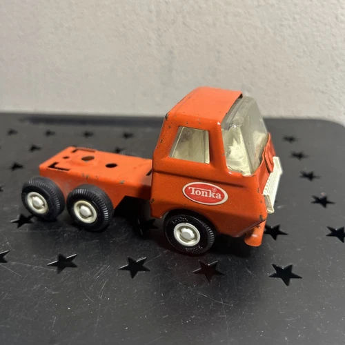Tonka Mini Semi Hauler toy truck, 1960s or 1970s. Pressed steel