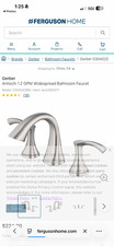 GERBER. D304222BN Brushed Nickel / Nickel Bross  / Niquel Cepillado Two Handle W