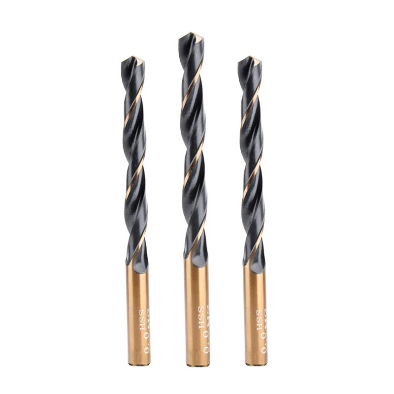 HSS Spiralbohrer 0.5mm-14mm Bohrer Werkzeug Edelstahl Eisen für Metall Holz - Bild 3 von 4