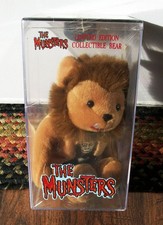 The Munsters LE Collectible Plush Rare Bear WOOF WOOF Case 1999 Factory Sealed
