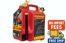 SureCan SUR5SFG2 5 Gallon Type II Red Storage Container with Rotating Spout