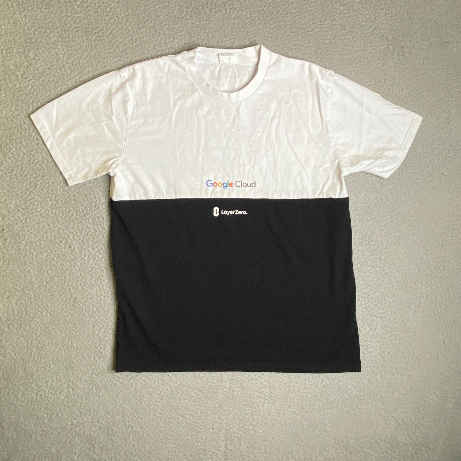 Google Cloud Layerzero Peak Shirt Mens Large Whit… - image 1