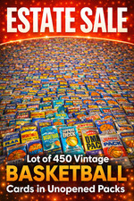 450+ Old-School Basketball Cards – Sealed Packs from the Era of Jordan & Magic