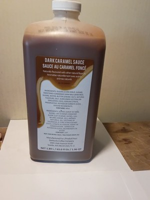 Starbucks Dark Chocolate  Caramel Coffee Flavoring Syrup BB Sept 2026