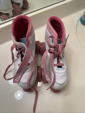 Girls Roller Skates - White  Pink Chicago Brand, Size 2